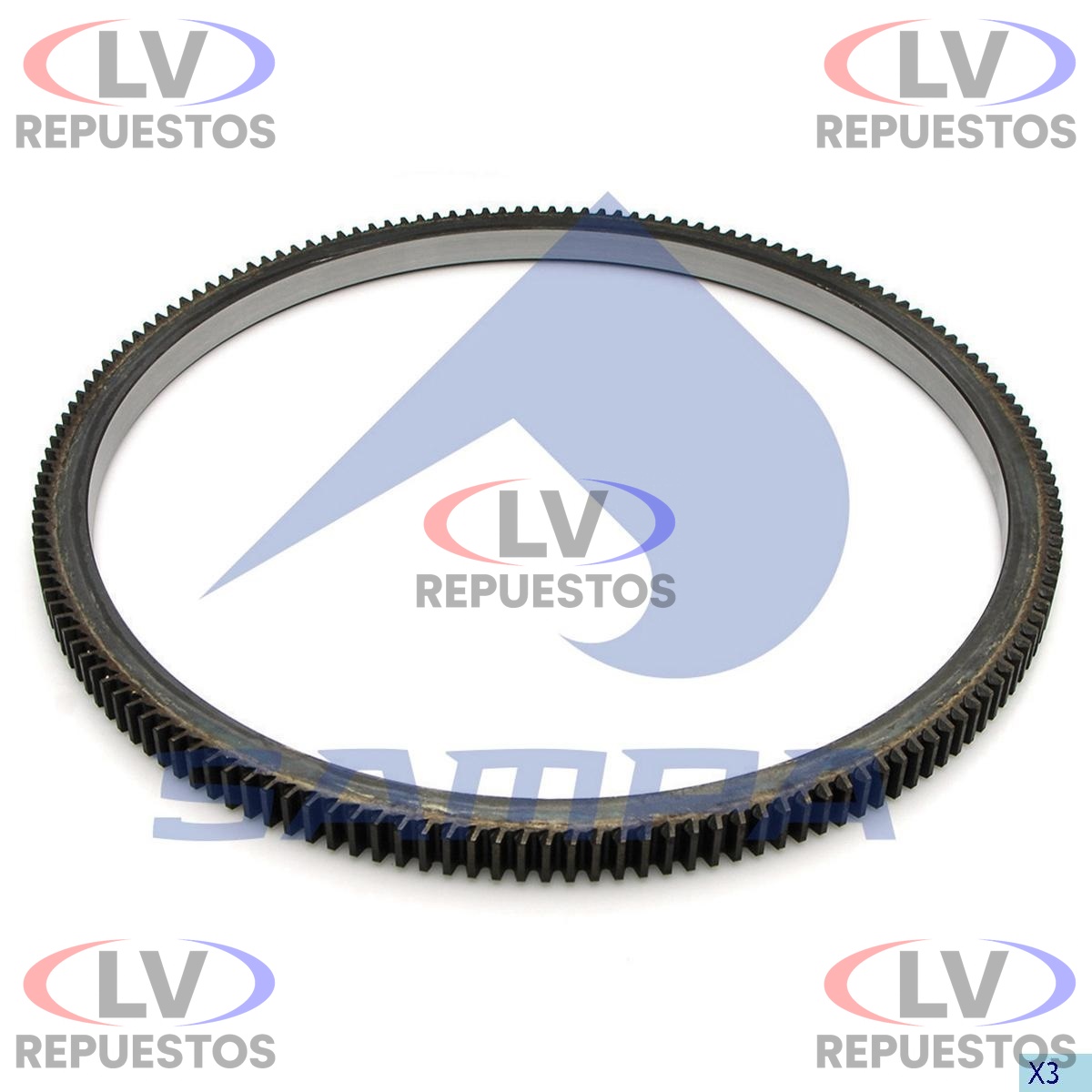 CORONA VOLANTE MOTOR SC112/113/124/S5/S6 DIENTES RANURADOS SAMPA