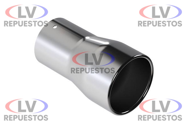 PUNTERA CA�O ESCAPE RECTO CROMADO 4.1/2" 230MM BEPO