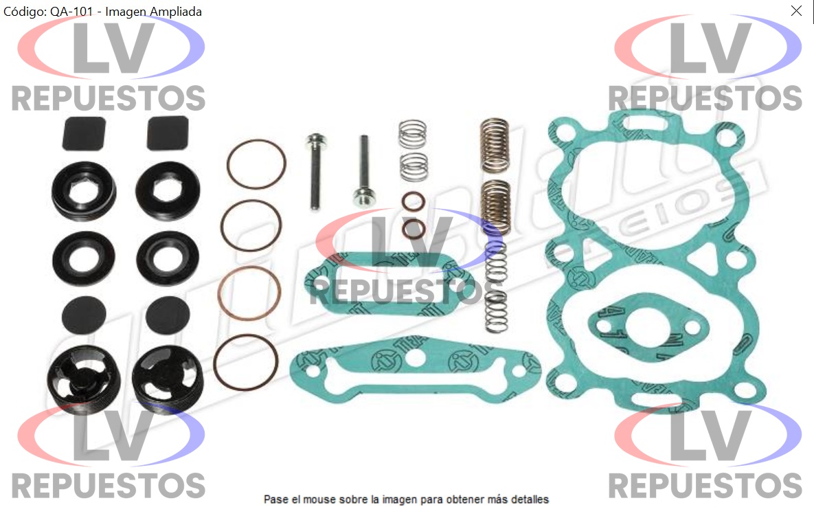 REPARO COMPRESOR VARGA 70MM SC/VL QUINELATO
