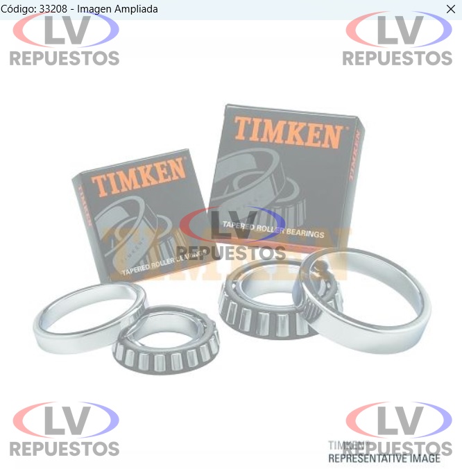 RULEMAN 33208 40X80X32 EJE DE MANDO GR871 TIMKEN