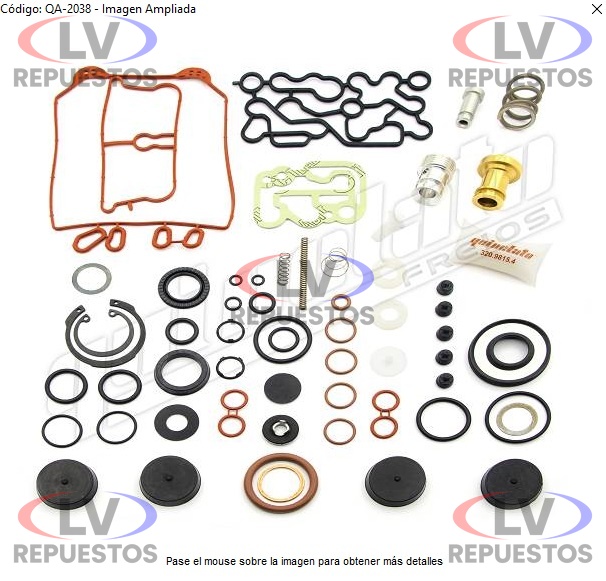REPARO VALVULA SECADOR DE AIRE S5/P/G/R QUINELATO
