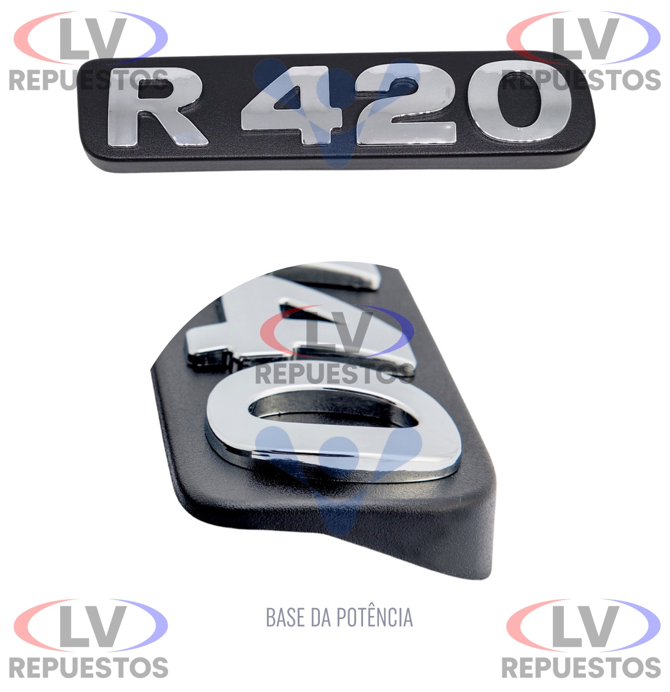 EMBLEMA (R420) CROMADO ANTIGUO VENKA
