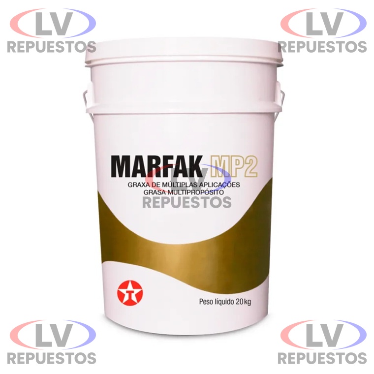 GRASA MULTIUSO DE LITIO MARFAK MP2 TEXACO 20KG