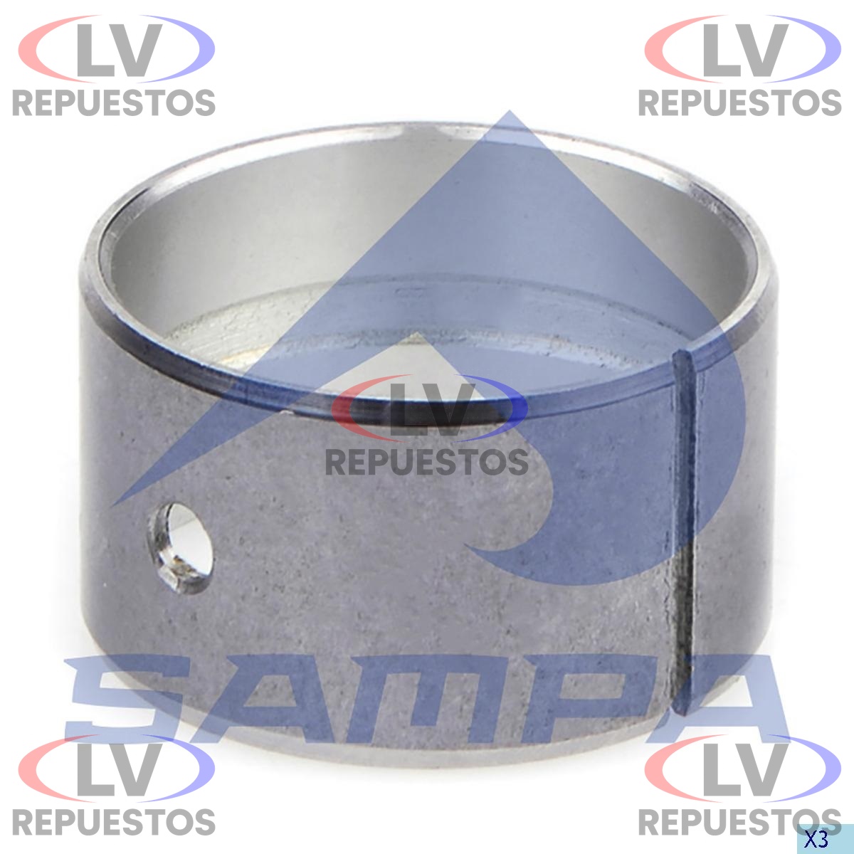 BUJE TAPA COMPRESOR AIRE KNORR 75/86/88MM 38X25MM SAMPA
