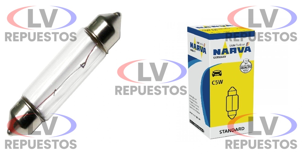 FOCO 12V 5W TORPEDO NARVA