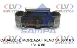 CABALLETE MORDAZA DE FRENO S4 36X6X131X80 SAMPA