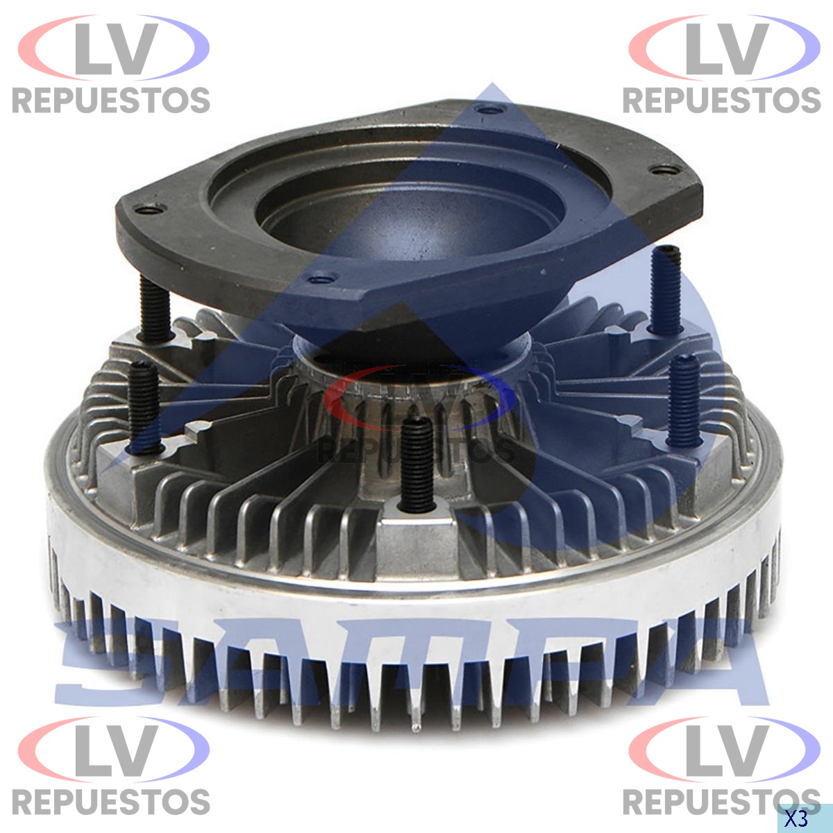 NUCLEO VENTILADOR S/ ALETA 60CM 6 Y 8 PALAS SC-113/93 SAMPA