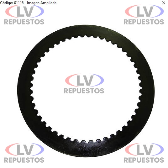 DISCO INTERNO SINCRONIZADOR REDUCTORA GR860/870/871 MOTO PECAS