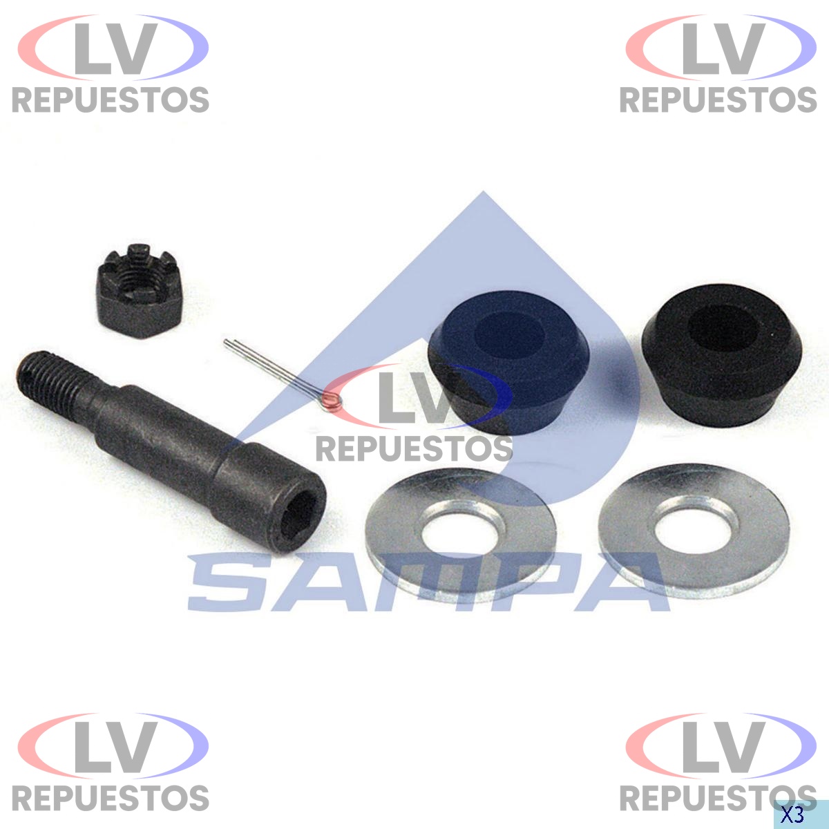 KIT BULON AMORTIGUADOR/BUJE S4/S3 SAMPA