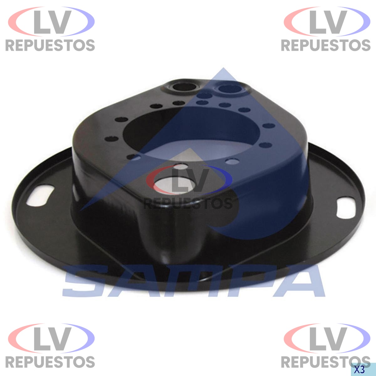PLATO CHAPA GUARDA POLVO MAZA TR SC-113 SAMPA
