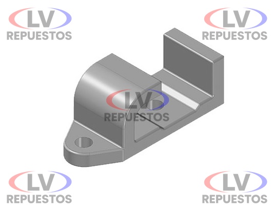 ENGANCHE LATERAL TAPA CARRETA TIPO G C/ AGUJERO FADO