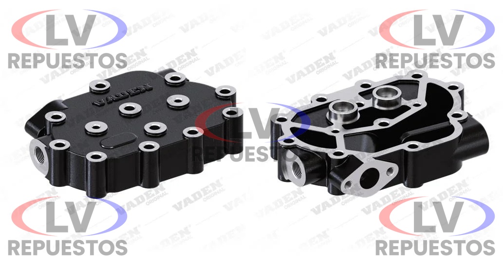 TAPA COMPRESOR AIRE SUPERIOR BENDIX 75MM 11 AGUJ. VOLVO VADEN