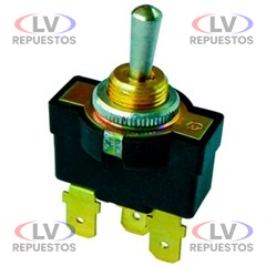LLAVE DE 3 PUNTOS METAL TIPO BALANCIN ON/OFF/ON MARILIA
