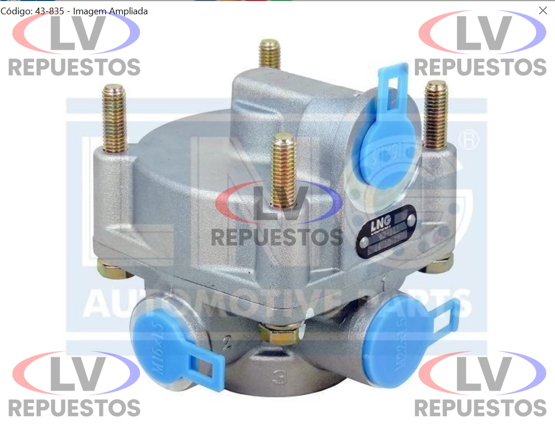VALVULA RELE 4 SALIDAS M16XM22 VL LNG