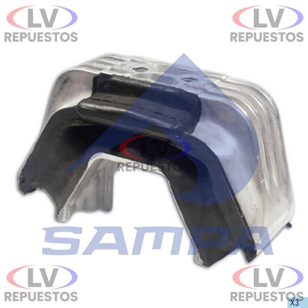 SOPORTE MOTOR TR DE ALUMINIO S/ TRAVESA�O SC-112/113 SAMPA