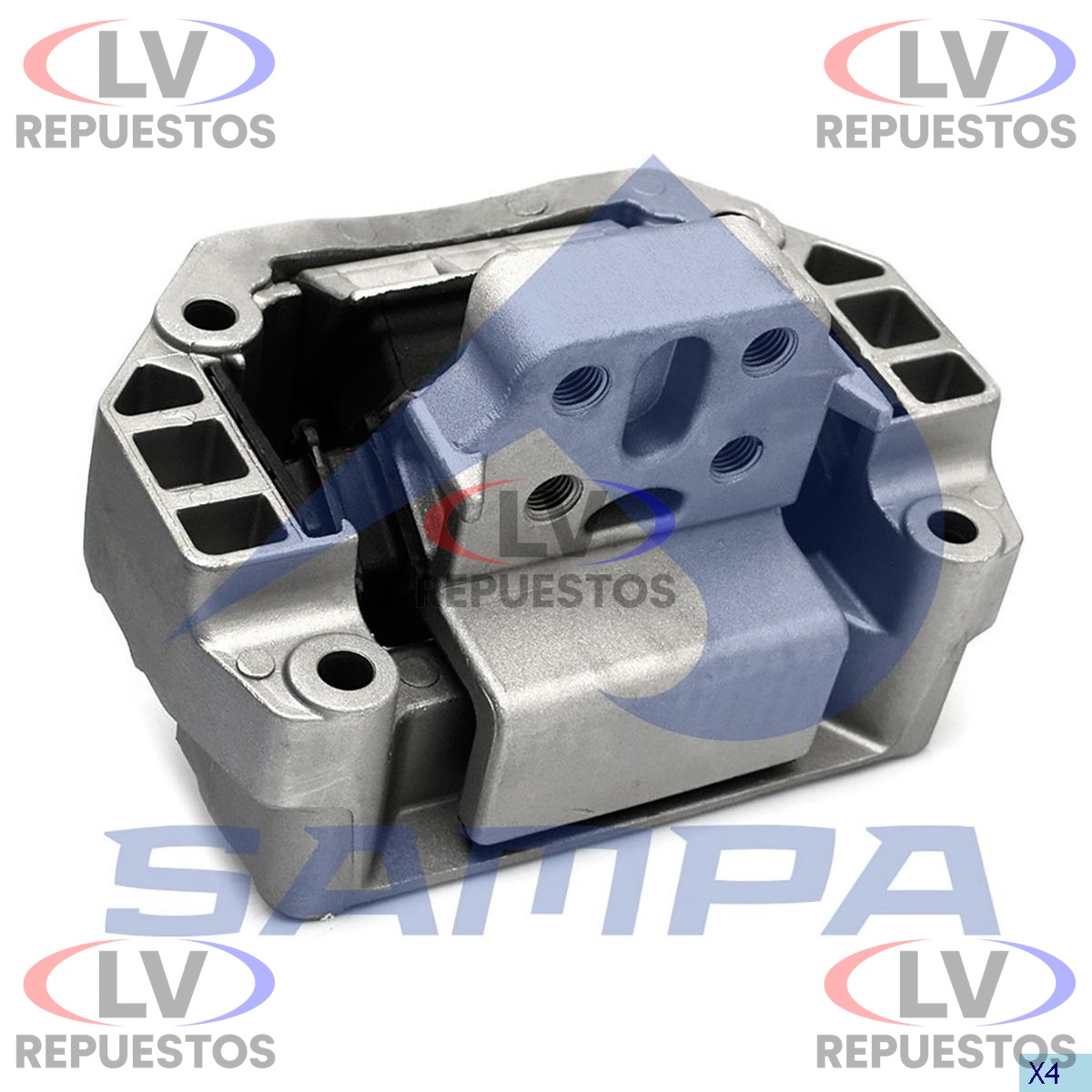 SOPORTE MOTOR TR DE ALUMINIO S5 SAMPA