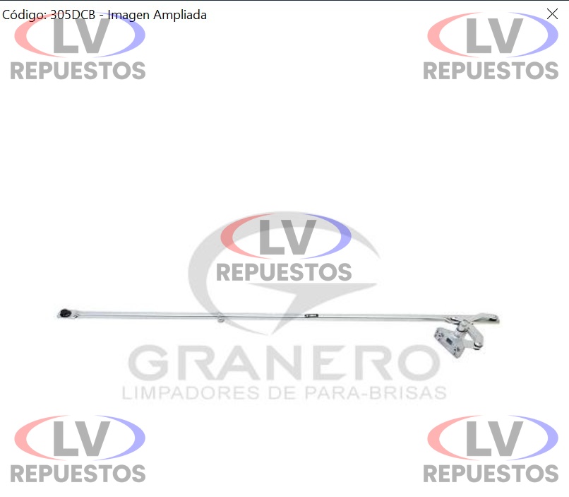 MECANISMO LIMPIA PARABRISA COMPLETO LD SC-113/143 GRANERO