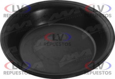 DIAFRAGMA PULMON DE FRENO S/ ANILLO 8" MA BORRACHAS