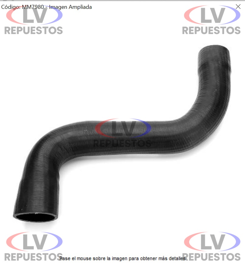 MANGUERA VALVULA TERMOSTATO SC-124 JAMAICA