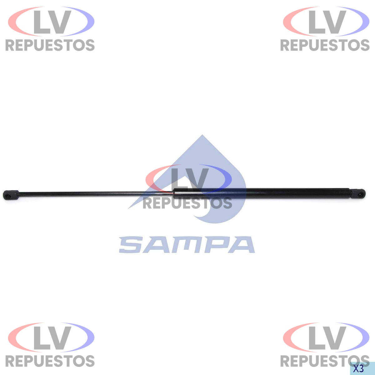 AMORTIGUADOR PARRILLA SC 124 FRONTAL SAMPA