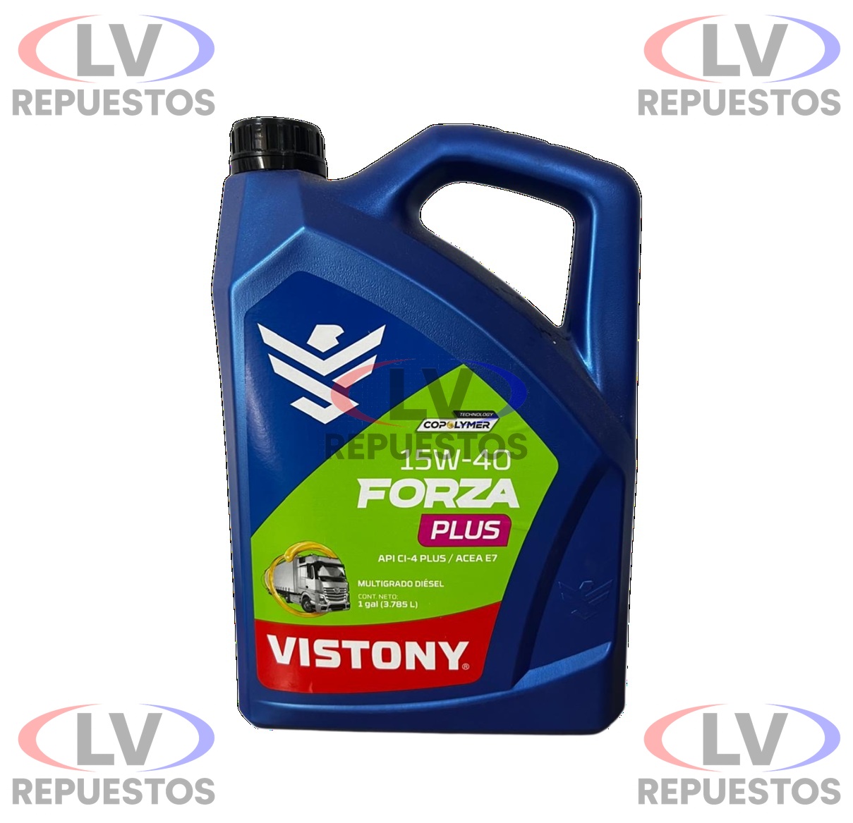 ACEITE MOTOR 15W40 CI-4 FORZA PLUS VISTONY 4L