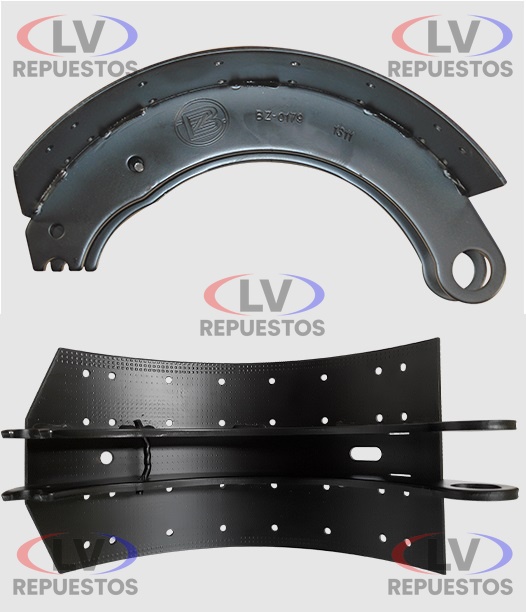 ZAPATA DE FRENO CARRETA BENDIX 8" CA/32 A RONDANA BZ AUTOMOTIVE