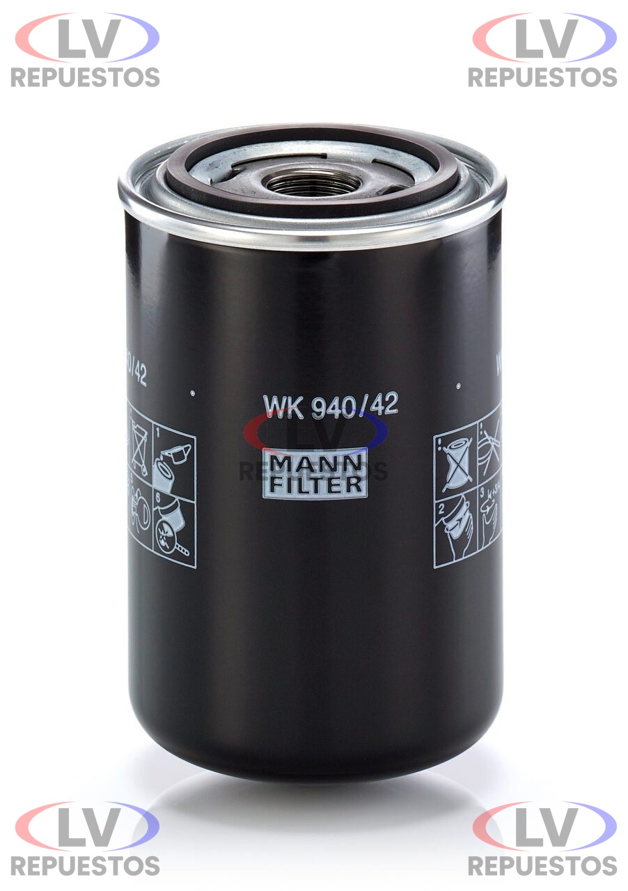 FILTRO DE COMBUSTIBLE 4 AGUJEROS SC S4 ELECTRONICO MANN FILTER