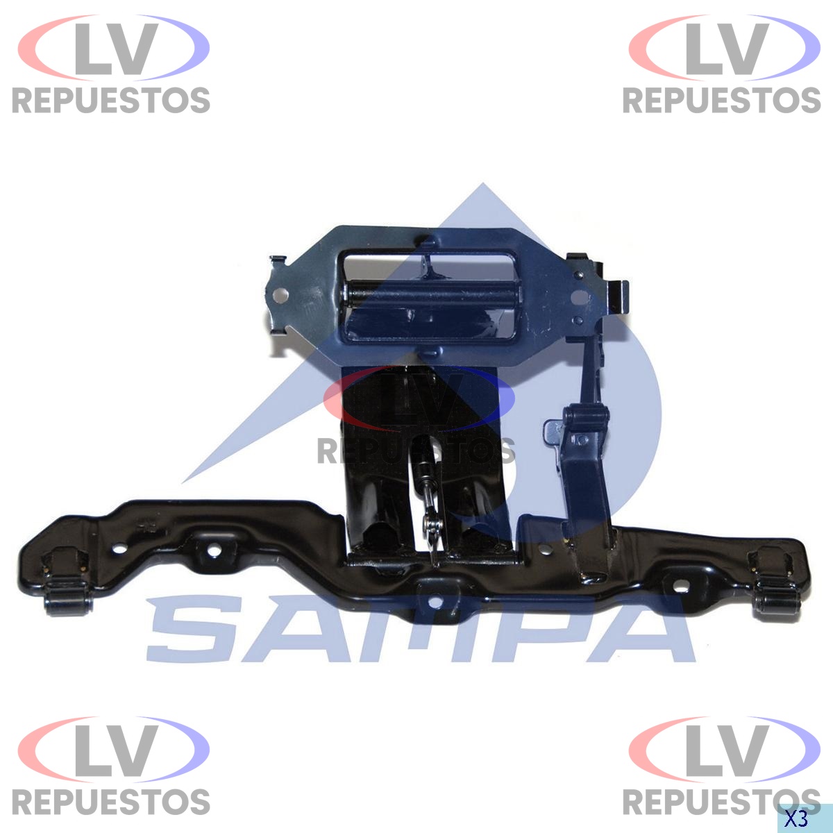 BISAGRA DEFLECTOR LATERAL LD CABINA ALTA SC S4 SAMPA