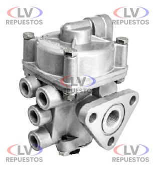 VALVULA DISTRIBUIDORA CARRETA 4 SALIDAS 1/4"X1/2" NPT ENCATCAR