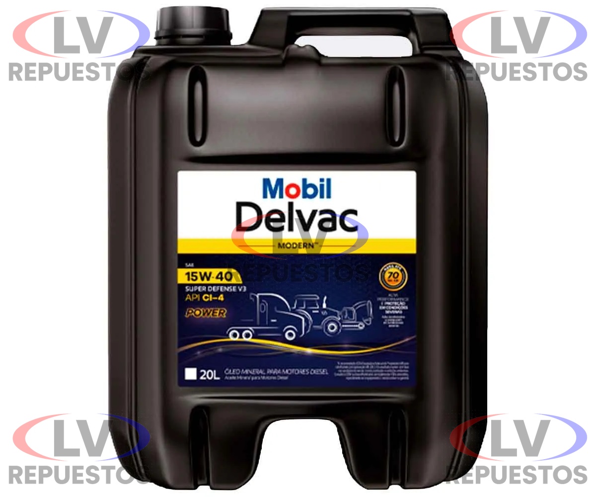 ACEITE MOTOR 15W40 CI-4 DELVAC MOBIL 20L