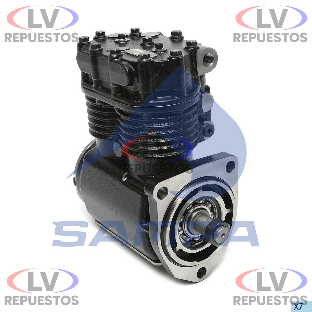 COMPRESOR AIRE BENDIX 75MM KZ642 S3 SAMPA