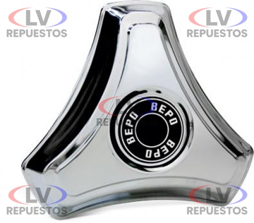 TAZA RODOAR CROMADO 3 PUNTAS GRANDE BEPO