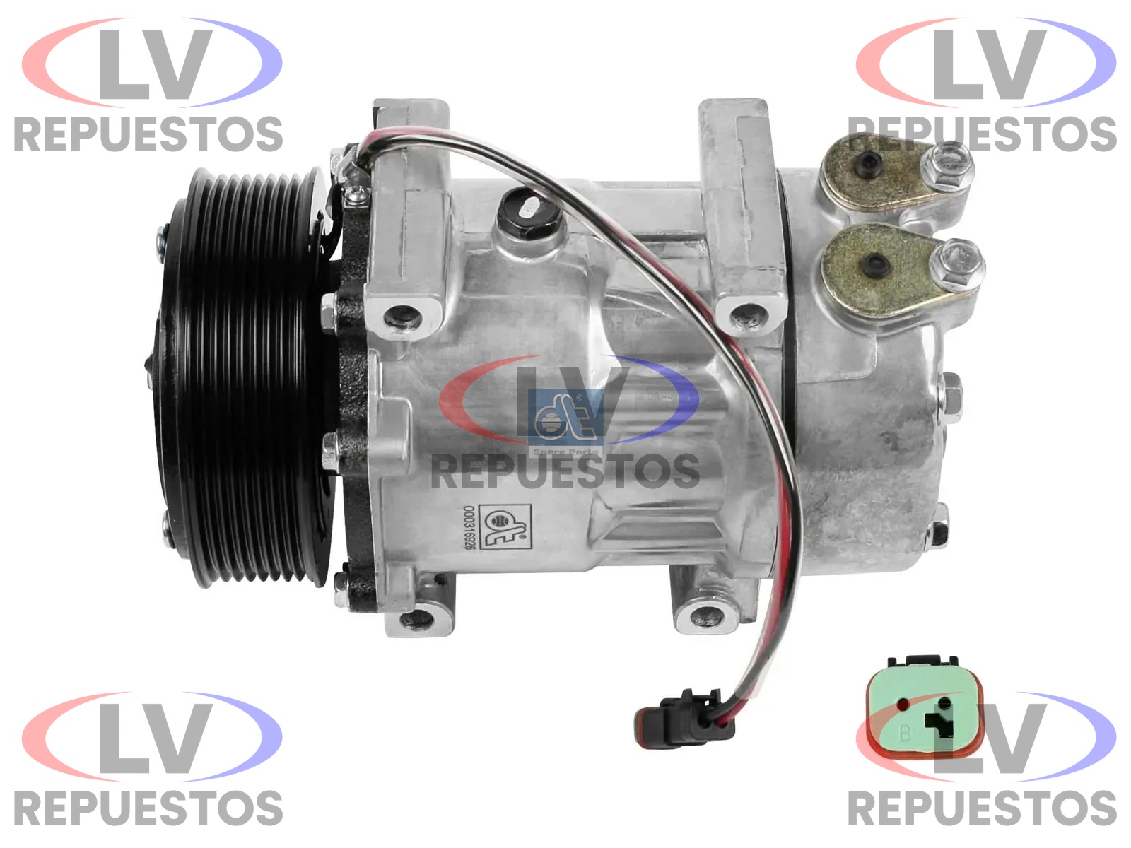 COMPRESOR DE AIRE ACONDICIONADO 8PK SC S5 DIESEL TECHNIC