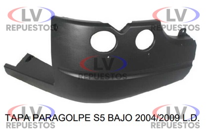 PUNTERA PARAGOLPE BAJO S5 2004/2009 LD TC