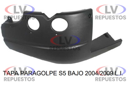 PUNTERA PARAGOLPE BAJO S5 2004/2009 LI TC