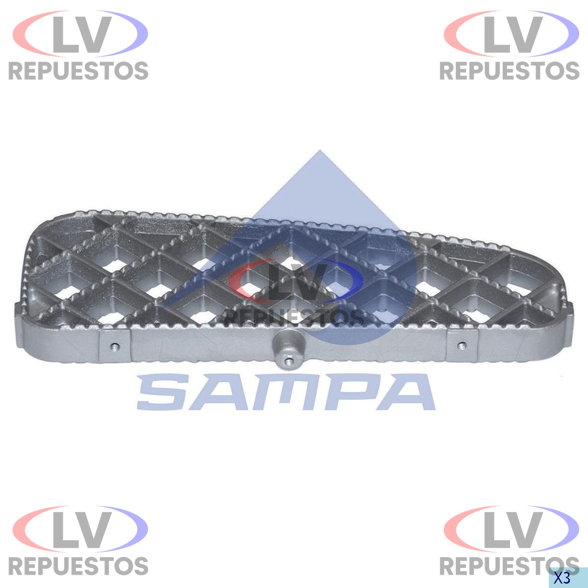 ESTRIBERA CABINA 1ER PASO LD/LI SC S4 SAMPA