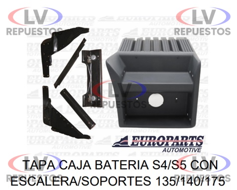 TAPA CAJA BATERIA C/ESCALERA 135/140/175 AMPERES EUROPARTS