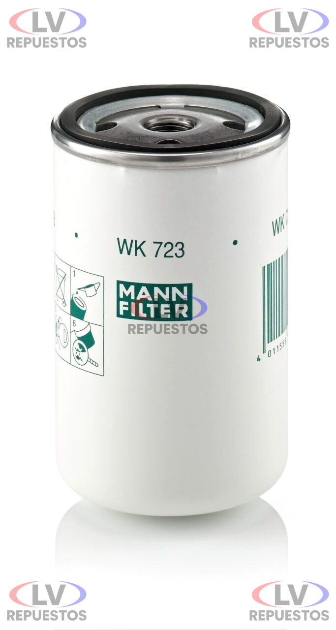 FILTRO DE COMBUSTIBLE 4 AGUJEROS BLANCO SC-112/113 MANN FILTER