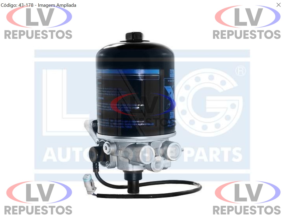 VALVULA SECADOR AIRE APU TIPO WABCO C/ FILTRO LNG